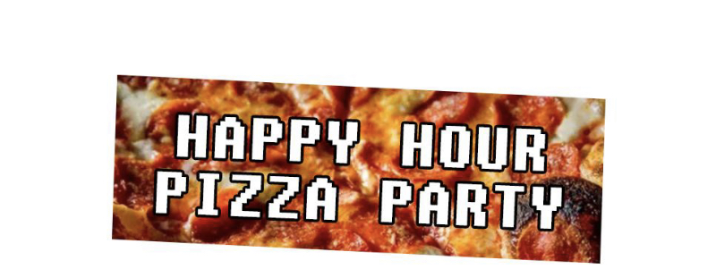 THIRSTY THURSDAY PIZZA PARTY ON HALLOWEEN