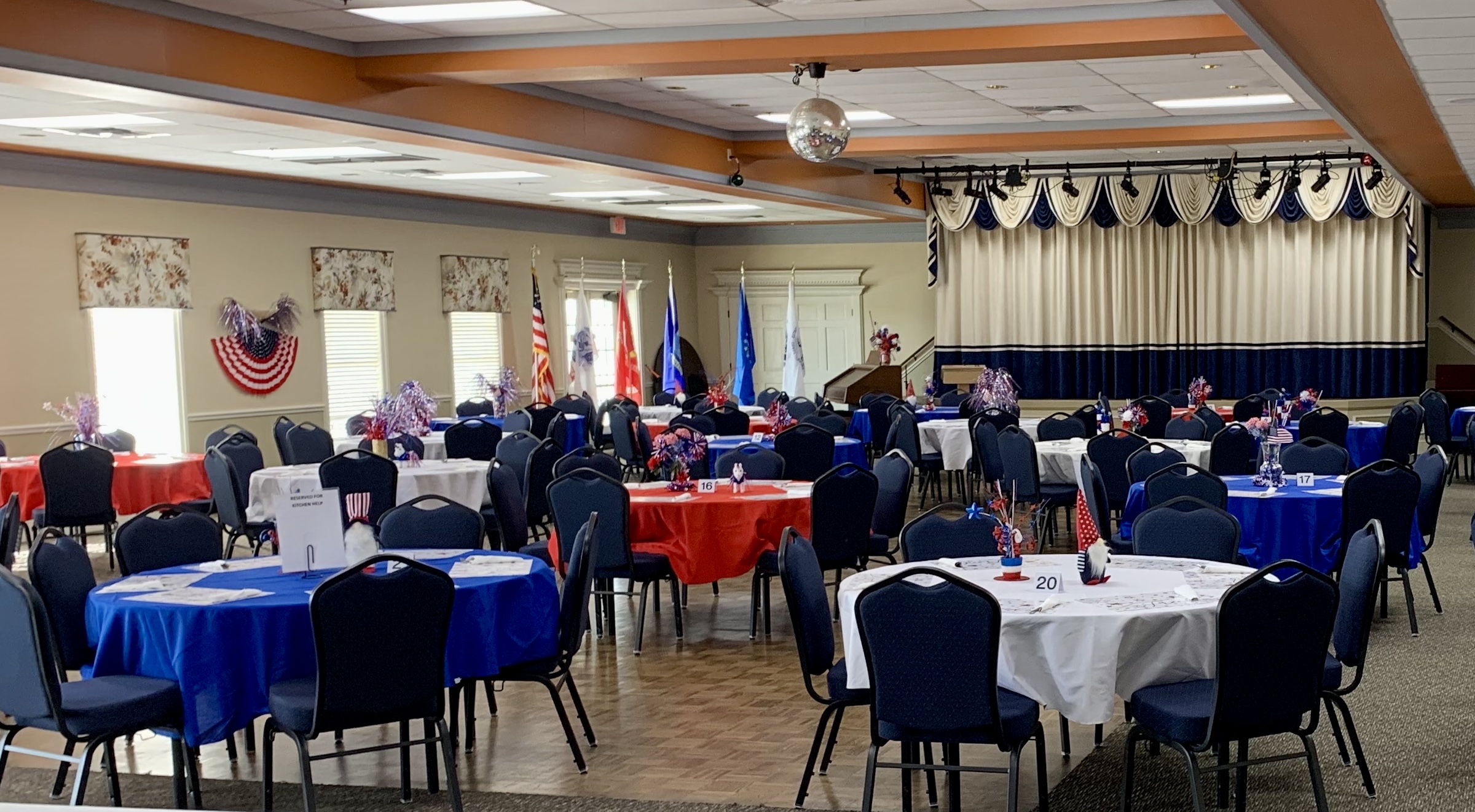 ballroom tables