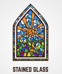 logo: stained glass