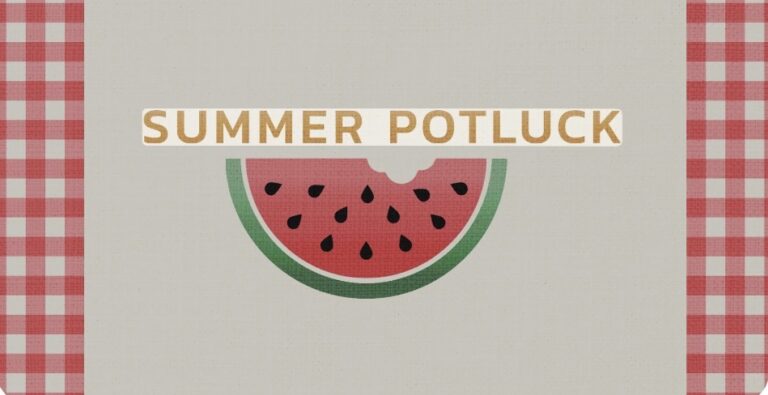 logo: summer potluck